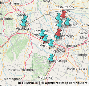 Mappa Via Paolo VI, 35035 Mestrino PD, Italia (12.36083)