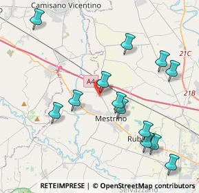 Mappa Via Paolo VI, 35035 Mestrino PD, Italia (4.41231)