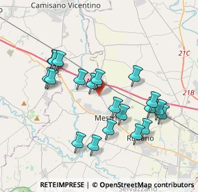 Mappa Via Paolo VI, 35035 Mestrino PD, Italia (3.6165)