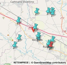 Mappa Via Paolo VI, 35035 Mestrino PD, Italia (4.30267)