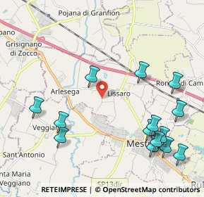 Mappa Via San Giovanni Battista, 35035 Mestrino PD, Italia (2.54071)