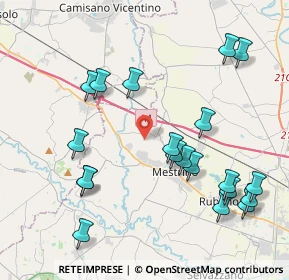 Mappa Via San Giovanni Battista, 35035 Mestrino PD, Italia (4.5715)