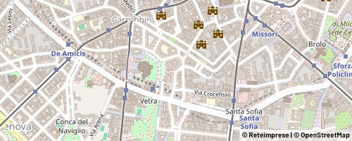 Mappa Milano