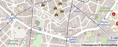 Mappa Mediolan