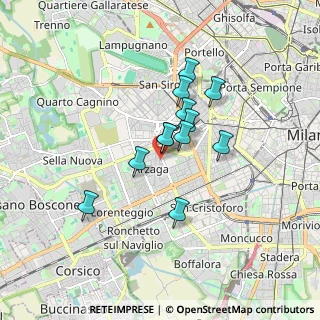 Mappa Viale S. Gimignano, 20146 Milano MI, Italia (1.24667)