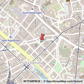 Mappa Via Daniele Crespi, 2, 20123 Milano, Milano (Lombardia)