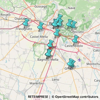 Mappa Via Guglielmo Marconi, 25020 Poncarale BS, Italia (7.186)