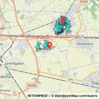 Mappa Via Borrini, 28100 Pernate NO, Italia (1.734)