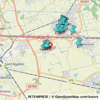 Mappa Via Borrini, 28100 Pernate NO, Italia (1.7505)