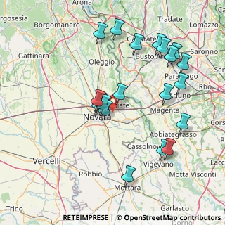 Mappa Via Borrini, 28100 Pernate NO, Italia (16.131)