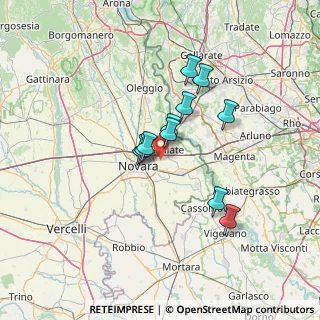 Mappa Via Borrini, 28100 Pernate NO, Italia (10.37182)