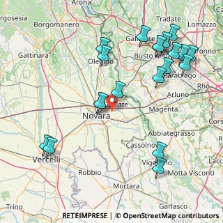 Mappa Via Borrini, 28100 Pernate NO, Italia (19.307)