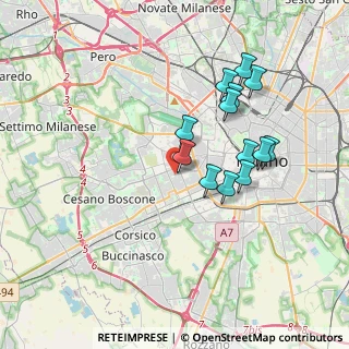 Mappa Via delle Tuberose, 20147 Milano MI, Italia (3.32308)