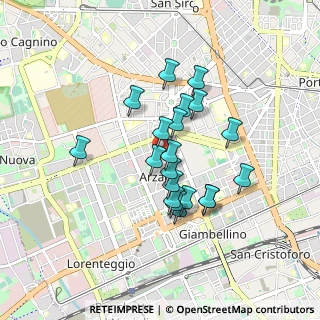 Mappa Via delle Tuberose, 20147 Milano MI, Italia (0.702)
