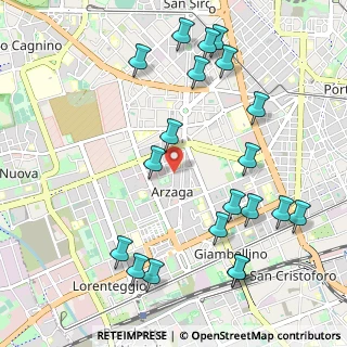Mappa Via delle Tuberose, 20147 Milano MI, Italia (1.22)