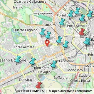 Mappa Via delle Tuberose, 20147 Milano MI, Italia (2.72438)