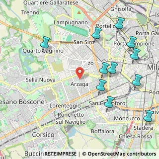 Mappa Via delle Tuberose, 20147 Milano MI, Italia (2.51818)
