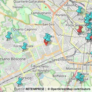 Mappa Via delle Tuberose, 20147 Milano MI, Italia (3.645)