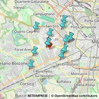 Mappa Via delle Tuberose, 20147 Milano MI, Italia (1.50385)