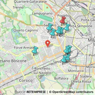 Mappa Via delle Tuberose, 20147 Milano MI, Italia (1.70727)