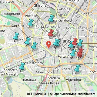 Mappa Via S. Calocero, 20123 Milano MI, Italia (2.13813)