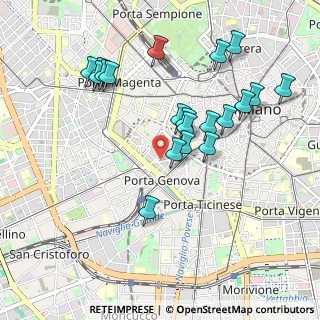 Mappa Via S. Calocero, 20123 Milano MI, Italia (0.974)