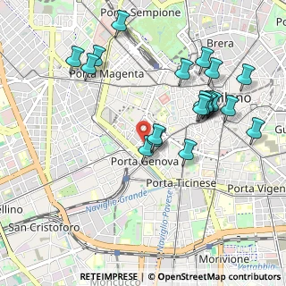 Mappa Via S. Calocero, 20123 Milano MI, Italia (1.04)