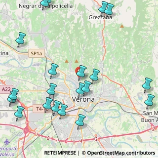 Mappa Via Monte Cimone, 37124 Verona VR, Italia (5.5835)