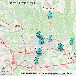 Mappa Via Monte Ortigara, 37127 Verona VR, Italia (3.99182)