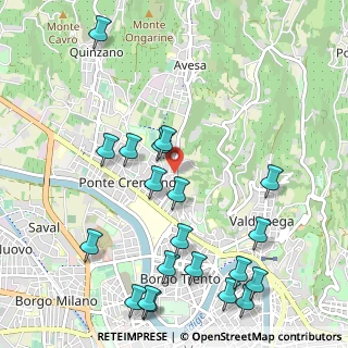 Mappa Via Monte Cimone, 37124 Verona VR, Italia (1.2725)
