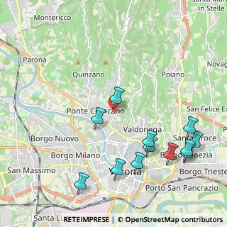 Mappa Via Monte Cimone, 37124 Verona VR, Italia (2.425)