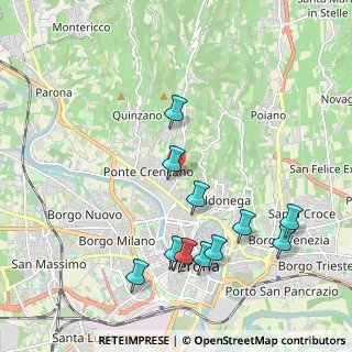 Mappa Via Monte Cimone, 37124 Verona VR, Italia (2.15273)