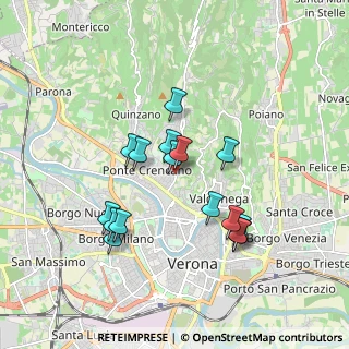 Mappa Via Monte Cimone, 37124 Verona VR, Italia (1.58625)