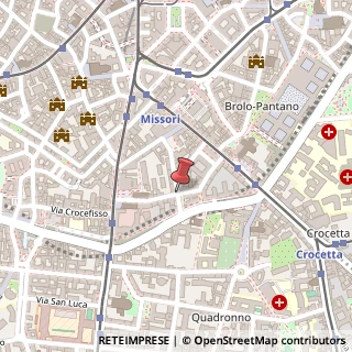 Mappa Via San Senatore,  14, 20122 Milano, Milano (Lombardia)