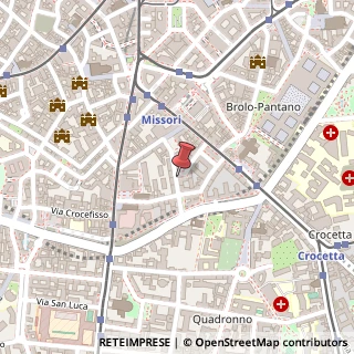 Mappa Via Ludovico da Viadana, 9, 20122 Milano, Milano (Lombardia)