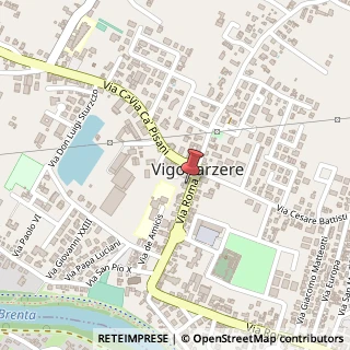 Mappa Via Roma, 199, 35010 Vigodarzere, Padova (Veneto)