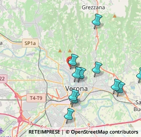 Mappa Via della Pace, 37124 Verona VR, Italia (4.08)