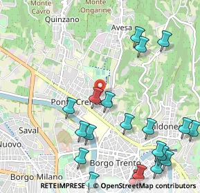Mappa Via della Pace, 37124 Verona VR, Italia (1.369)