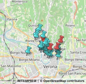 Mappa Via della Pace, 37124 Verona VR, Italia (1.147)