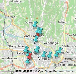 Mappa Via della Pace, 37124 Verona VR, Italia (1.95267)