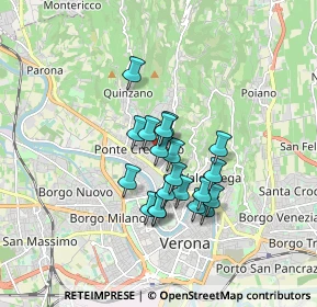 Mappa Via della Pace, 37124 Verona VR, Italia (1.2645)