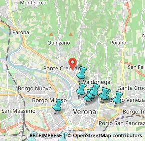 Mappa Via della Pace, 37124 Verona VR, Italia (2.47727)