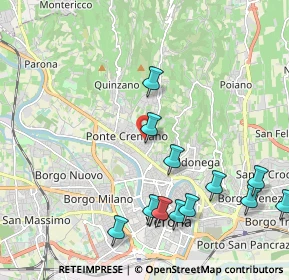 Mappa Via della Pace, 37124 Verona VR, Italia (2.37917)