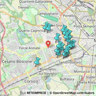 Mappa 20147 Milano MI, Italia (1.5595)