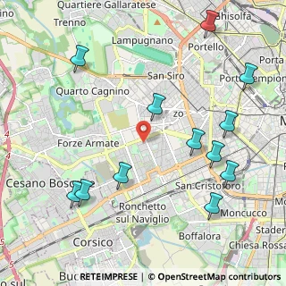 Mappa 20147 Milano MI, Italia (2.48833)