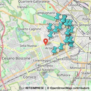 Mappa 20147 Milano MI, Italia (1.98333)