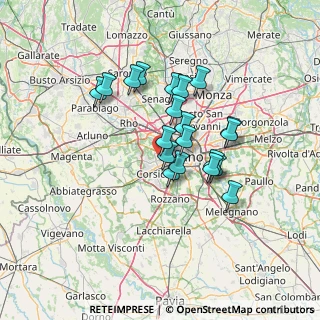 Mappa 20147 Milano MI, Italia (10.9605)