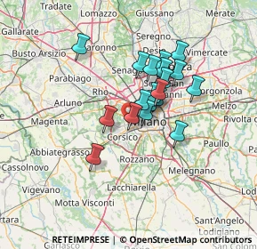 Mappa 20147 Milano MI, Italia (9.97105)