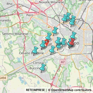 Mappa 20147 Milano MI, Italia (3.44667)