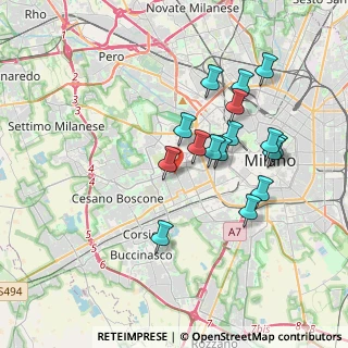 Mappa 20147 Milano MI, Italia (3.41875)